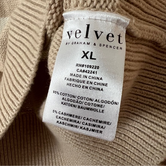 Velvet by Graham & Spencer Lucie Cashmere blend Sweater - Picture 7 of 8